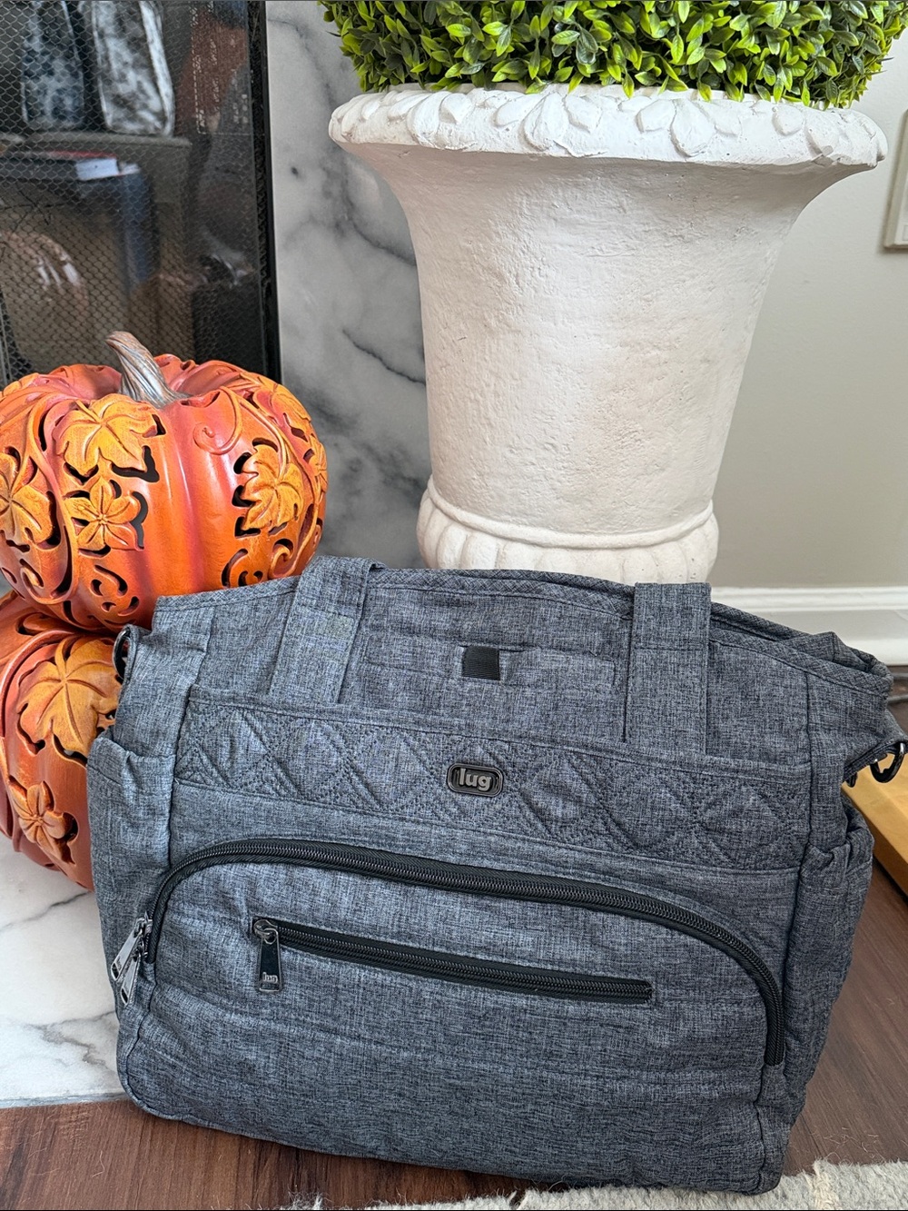 Lug Heather Grey Windjammer - Gently used